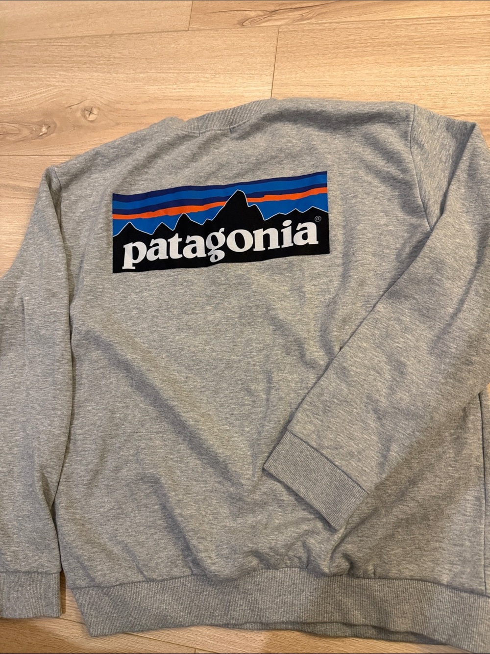 Patagonia grey crewneck sweater size S